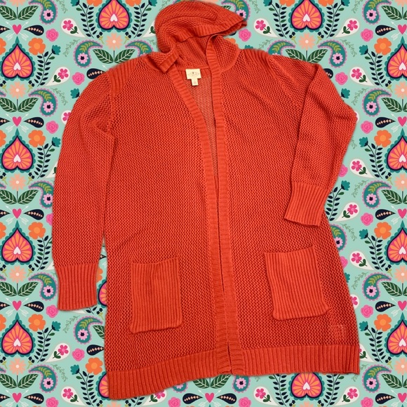 St. John's Bay Sweaters - St. John’s Bay Cardigan Hooded Large